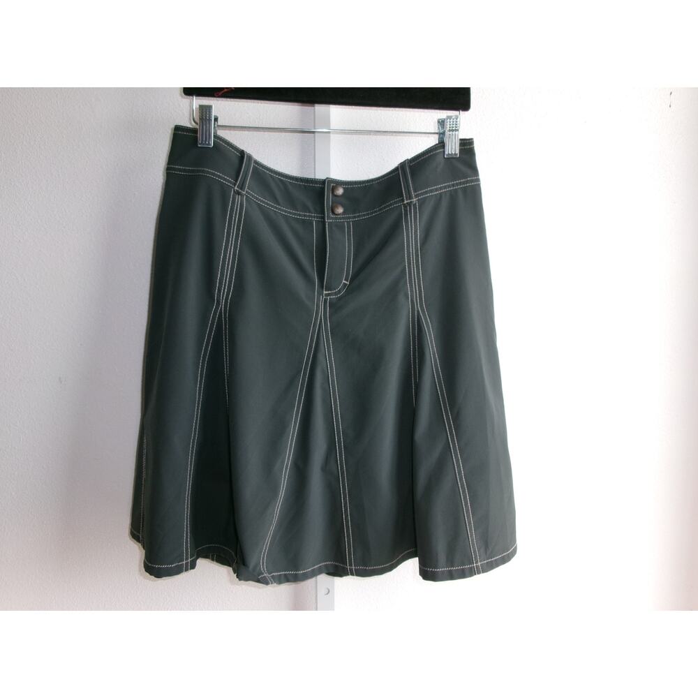 Athleta Gray Athletic Golf Tennis Skort Contrast Stitch Women's Size 6